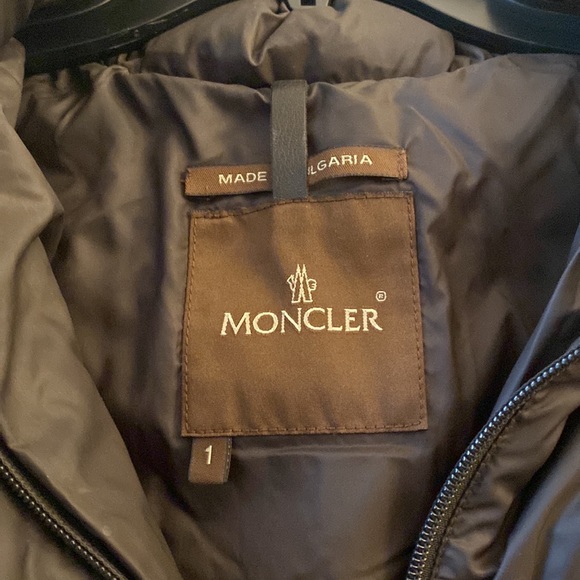 MONCLER | Dark Brown Down Filled Full length puffer winter coat women’s Small - Picture 6 of 11